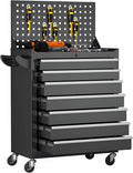 Greenvelly 7-Drawer Metal Tool Chest, Rolling Tool Chest by Greenvelly