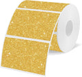 3x2 Inch Holographic Thermal Labels, Shiny Gold Thermal Sticker Labels by Unknown
