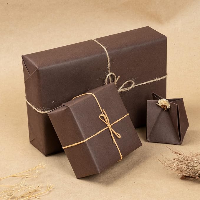 RUSPEPA Chocolate Brown Kraft Paper Roll - Image 6