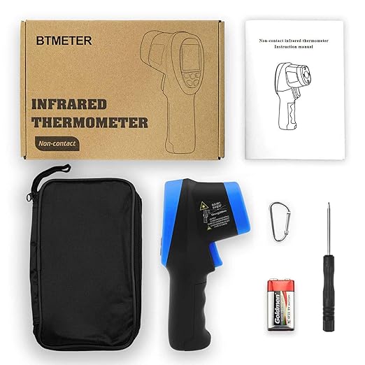 BTMETER BT-1500 Non-Contact Pyrometer 30:1 Industrial Laser Thermometer Gun - Image 9