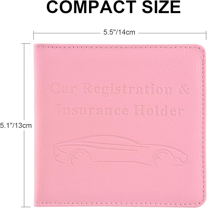Cacturism Car Registration and Insurance Holder, Vehicle Glove Box Car - Image 5