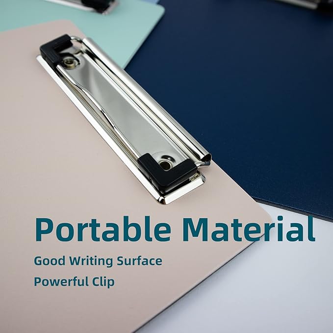 Small Clipboards 6" X 9" Mini Clipboards 4-Pack Half Letter Memo Size Clipboard - Image 3