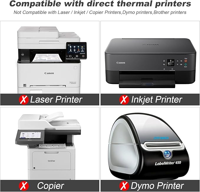 9527 Product Fanfold 4 x 6 Direct Thermal Labels White Perforated Shipping - Image 4