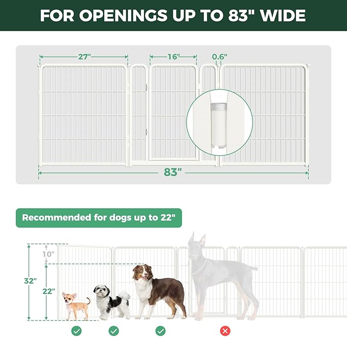 FXW Dog Gate Extra Wide Designed - Image 6