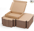 PHAREGE 7x5x1 inch Shipping Boxes Bulk 50 Pack Brown, Tab Lock Tuck Top Mailer by PHAREGE