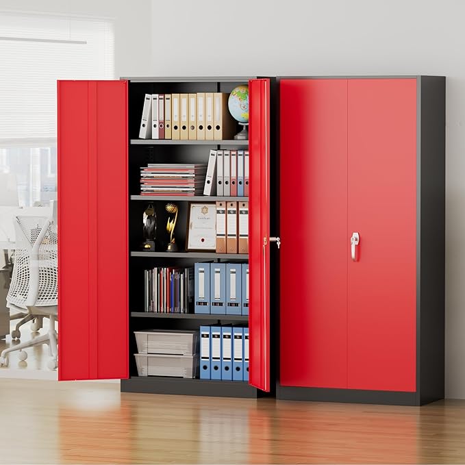 Pataku Metal Storage Cabinet, File Cabinets - Image 2