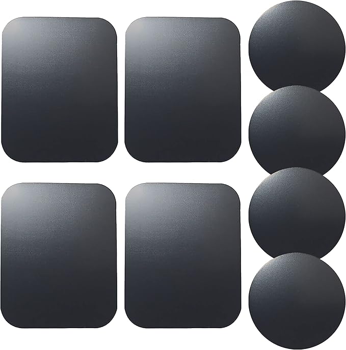 Replacement Metal Plates Set for Magnetic Car Phone Holders, Air Vent Mounts by SALEX-PHONEACCESSORIES