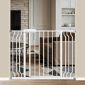 WAOWAO Baby Gate 38.58-43.27" Extra Wide Pressure Mounted Walk Through Swing by WAOWAOBABYSAFETYPRODUCTS