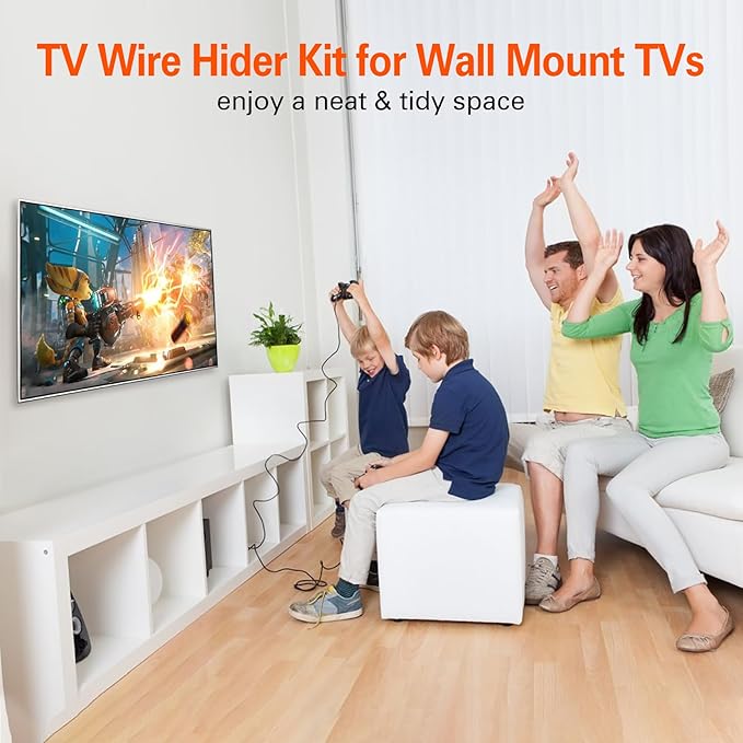 TV Wire Hider Kit for Wall Mount TV - Image 6