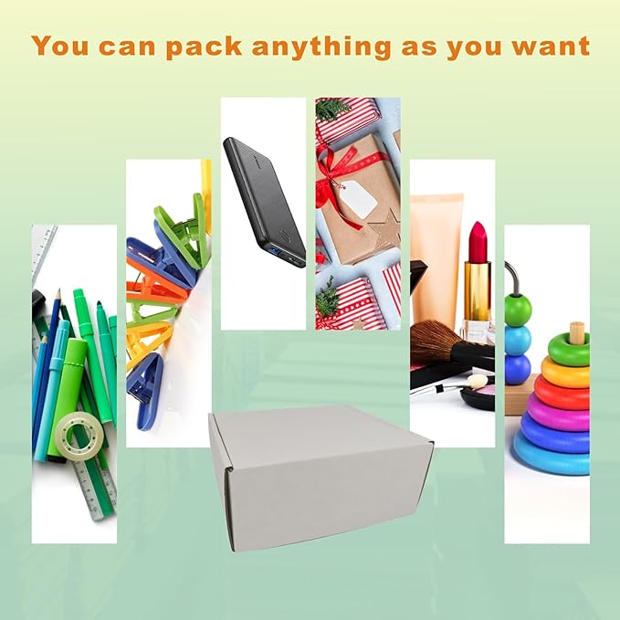 7x6x3'' Corrugated Mailers, 25 Pack, Cardboard Shipping Boxes - Image 5