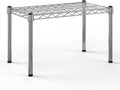 14''W x 24''L x 14''H Chrome Plated Wire Dunnage Rack | Off The Floor Storage by Regal+Altair