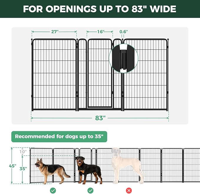 FXW Dog Gate Extra Wide Designed - Image 6