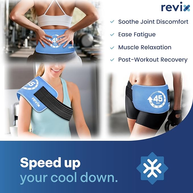 REVIX 45-Minute Long-Lasting Gel Ice Packs Reusable - Image 5