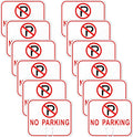 Geetery 12 Pcs No Parking Signs Traffic Cone, 12.6 x 10.43 Inches Plastic by Geetery