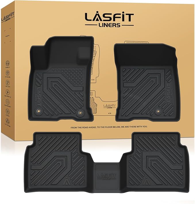 LASFIT Floor Mats for Lincoln Corsair 2020-2025 2026 All Weather Floor Liner by LASFIT