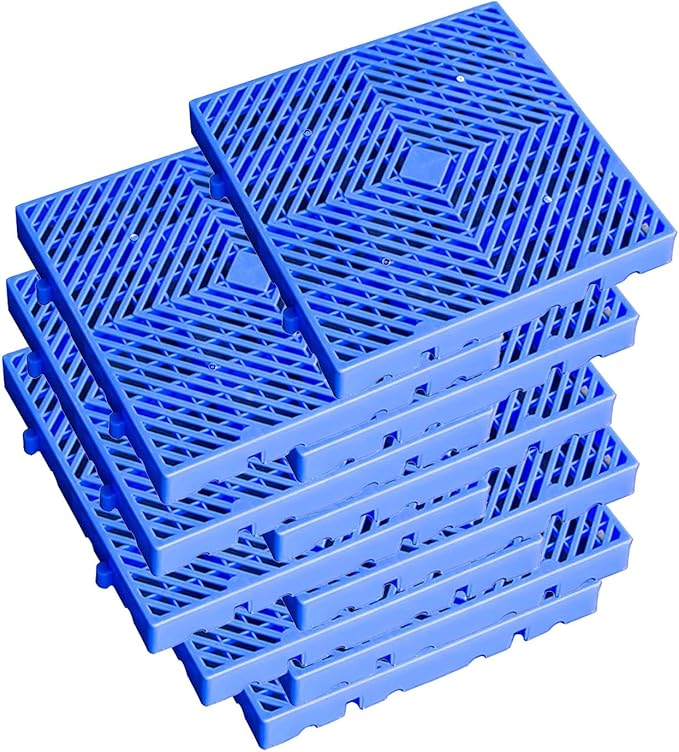 Plastic Pallet, Waterproof Storage Grid Pad, Lightweight Nestable Floor Pallets by YYFYueYeFeng