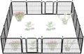 FXW Garden Fence Outdoor for The Yard – 24in x 30.4ft Heavy Duty Metal Animal by FXW