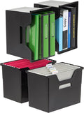 IRIS USA Large Portable Desktop File Box by IRISUSA