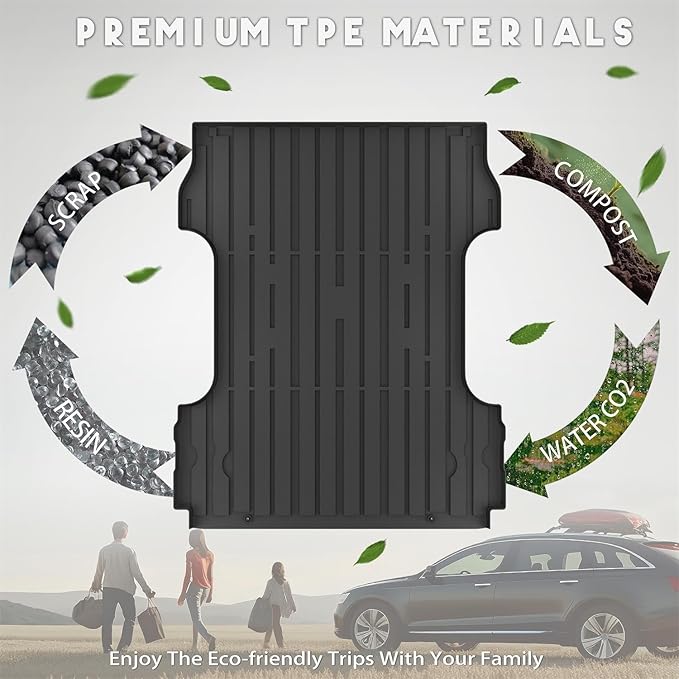 KARPAL Truck Bed Mat for Ford F250 / F350 / F450 2017-2026, All Weather TPE - Image 6