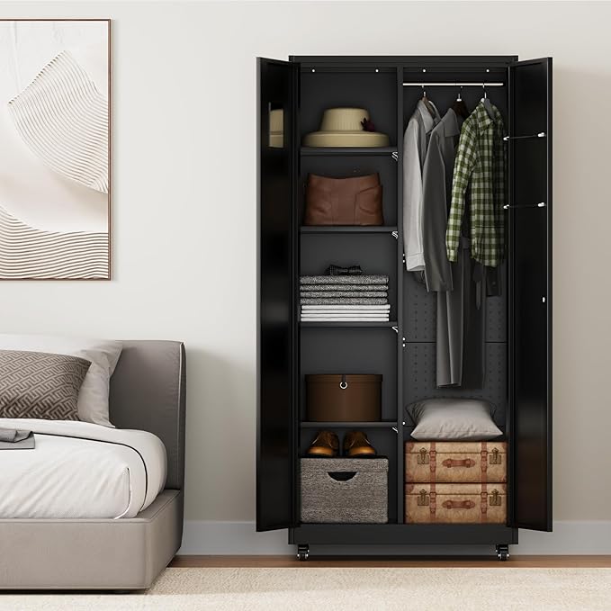 Synorla Metal Storage Cabinet - Image 4