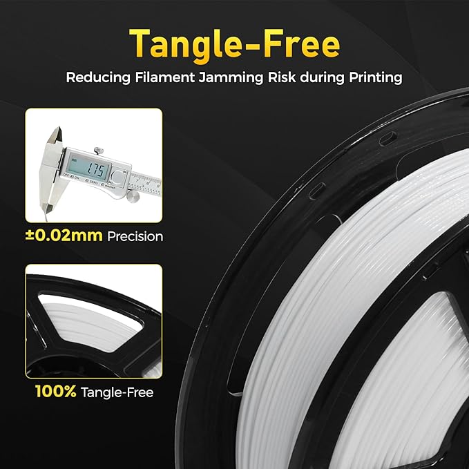 FLASHFORGE Rapid PETG Filament 1.75mm Natural, Max 600mm/s High Speed Printing - Image 5