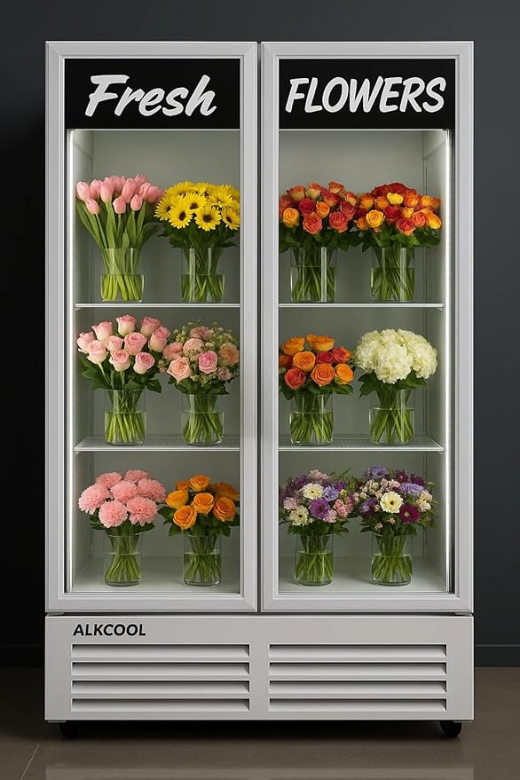 Commercial Flower Refrigerator Floral Display Cooler, ETLSanitation Approval - Image 8