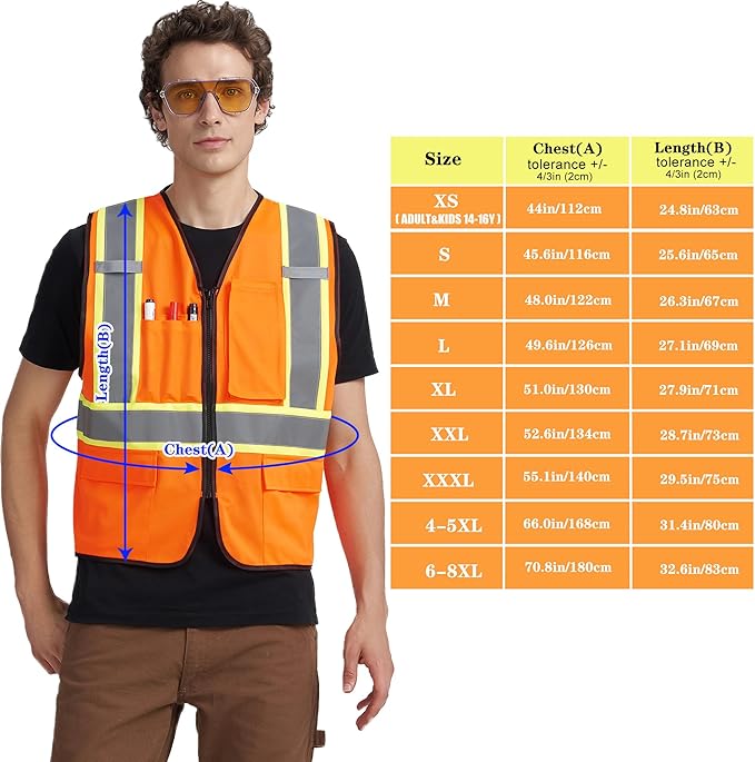 A-KSAFETY High Visibility Safety Vest - Image 2
