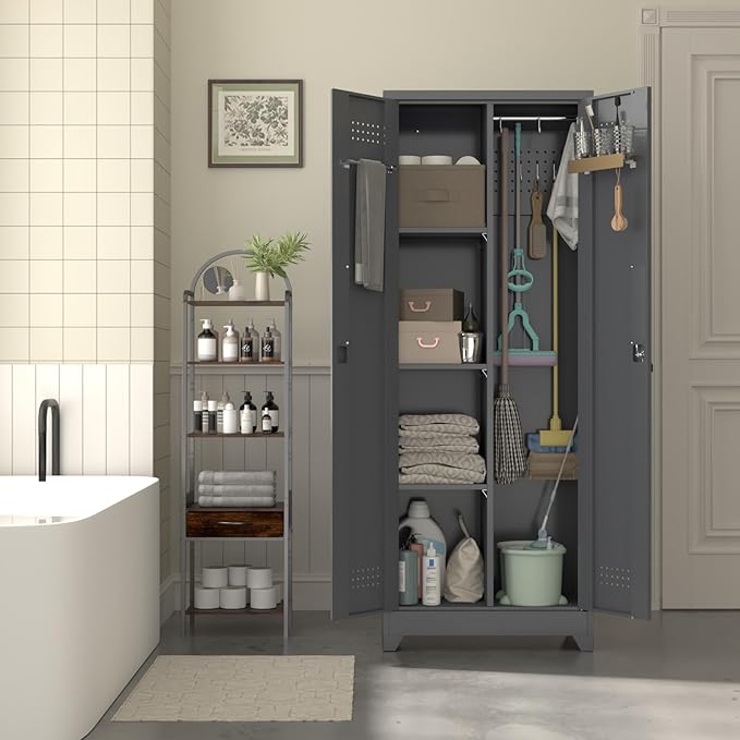 LUCYPAL 65" H Metal Garage Storage Cabinet - Image 8