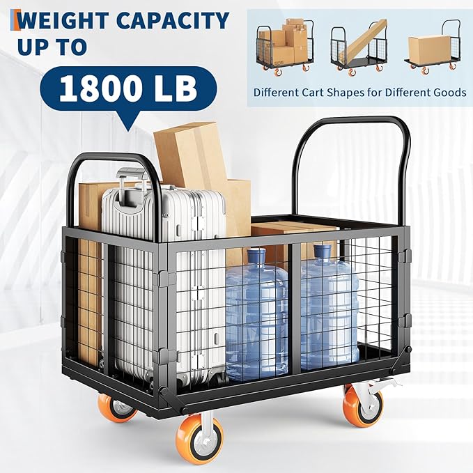 6in1 Foldable Platform Truck Cart - Image 3