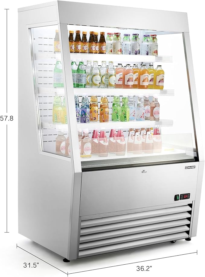 Wilprep Commercial Display Refrigerator, Grab and Go Display Refrigerator - Image 2