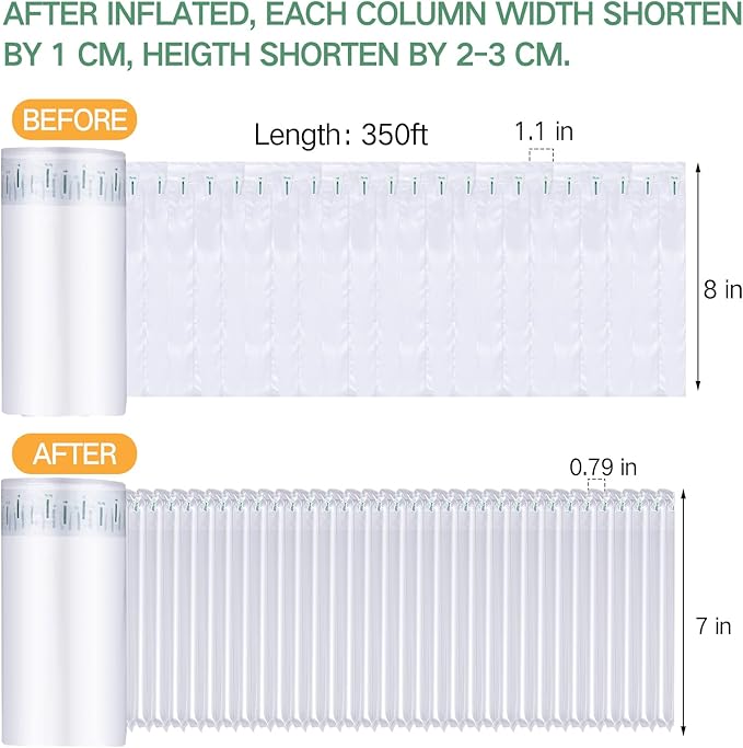 PerKoop 8"x350' Inflatable Air Pillows - Image 3