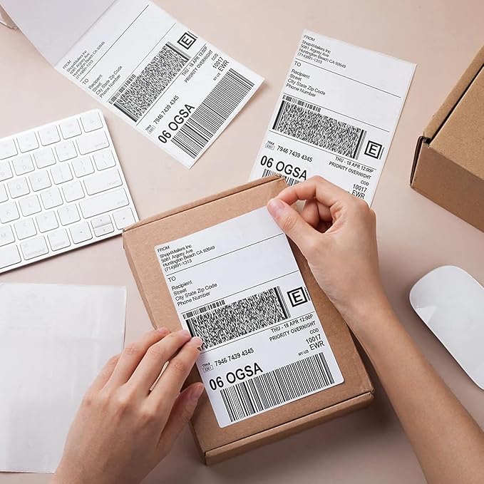 CEPRICO - 4”x 6” Direct Thermal Shipping Labels - 1 Roll - Waterproof - Image 9