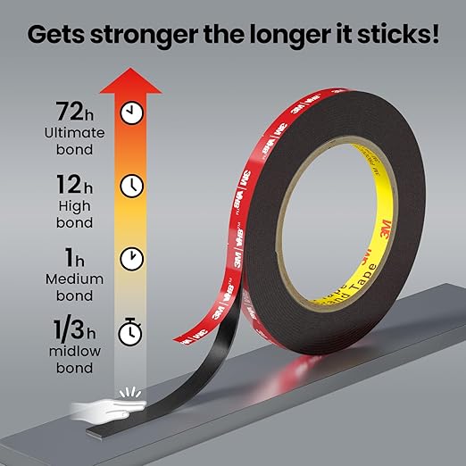 2 Pack Double Sided Heavy Duty Tape, Made of 3M VHB Tape, 16.5 FT × 0.39 IN - Image 9