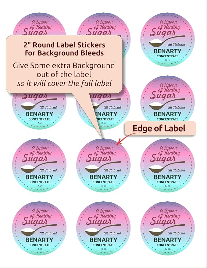 NextDayLabels - 2 Inch Round Circle Stickers - Matte White Blank Laser/Inkjet - Image 3