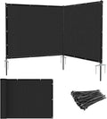 Patio 6' x 11' Outdoor Privacy Screen Freestanding Temporary Fence Panels Net by Patio