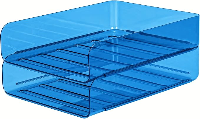 2 Pack Stackable Paper Tray File Organizer by CiWiVOKi