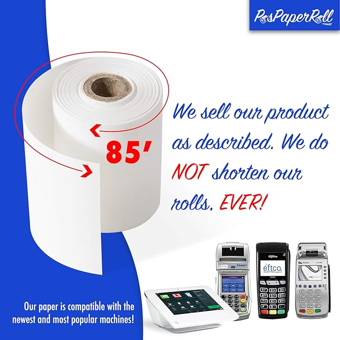 2 1/4" X 85' Thermal Paper, Works - Image 4