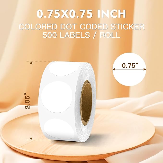 PARLAIM 3/4 Inch Color Coding Label Stickers - Image 2