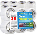Clear Packing Tape Heavy Duty Refill Rolls Sealing Great by APORNI