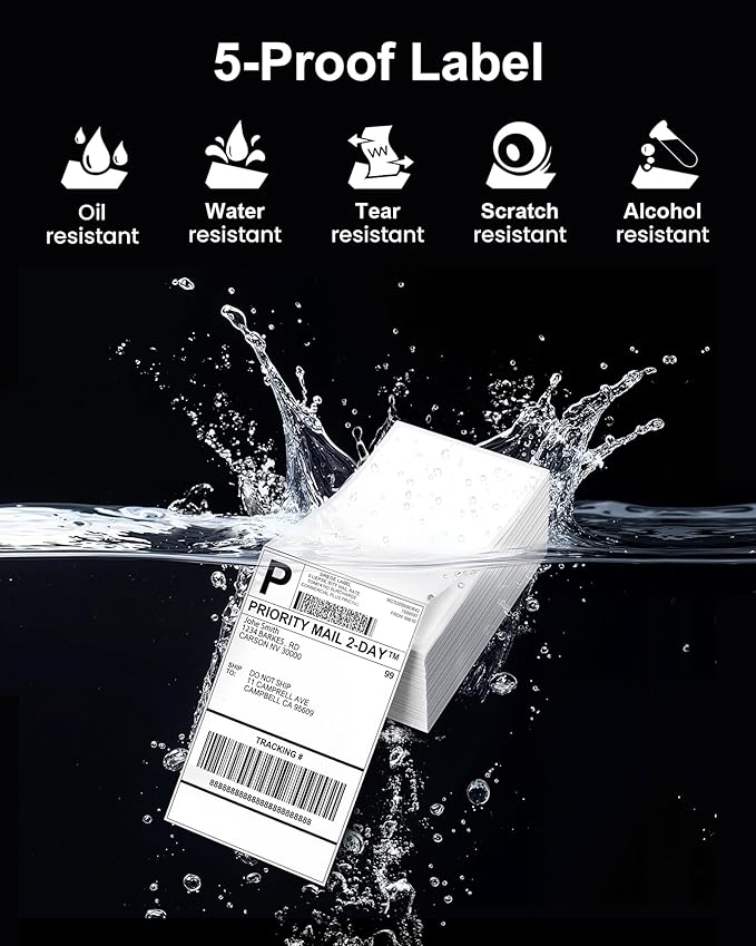 Phomemo 4x6 Shipping Labels, Compatible - Image 3