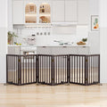 Freestanding Pet Gate 55-110" Extre Wide, Foldable Dog Gate by MinoKesper
