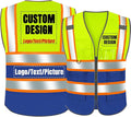 BeautyWill Custom Logo Safety Vest Class2 High Visibility Reflective Vest by BeautyWill