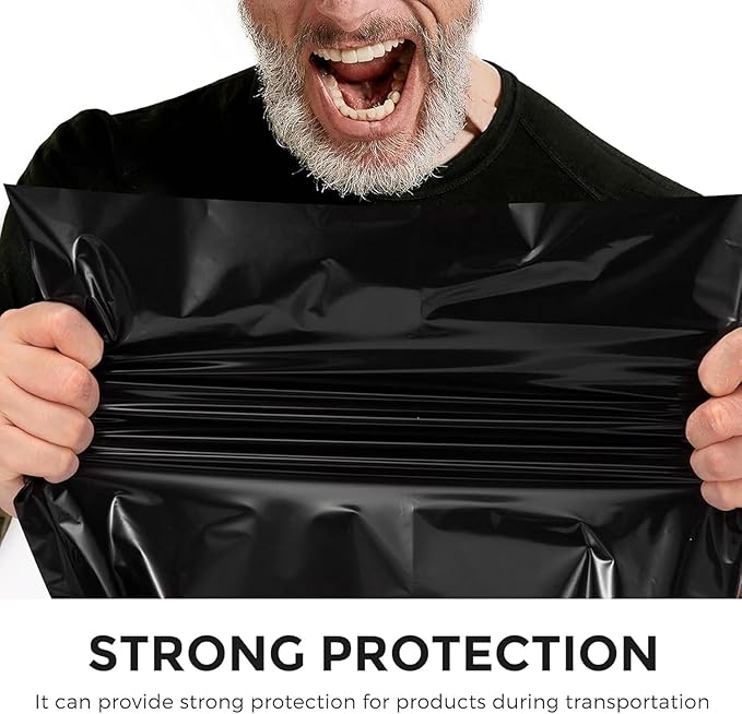 Metronic Poly Mailers 14.5x19 1500 Pack Black, Large Shipping Bags Bulk Mailing - Image 5