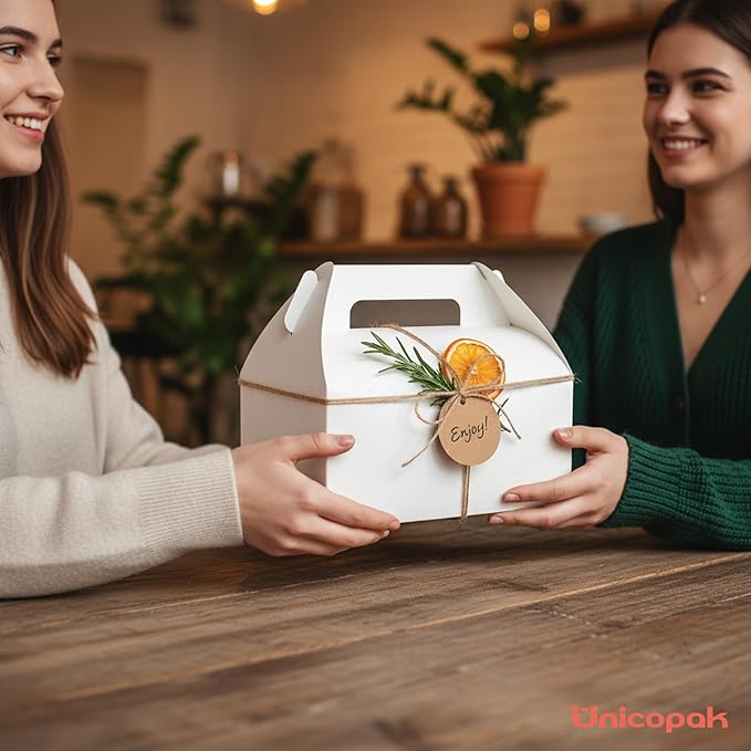 UnicoPak 5 Pack 10x7x7.5 Extra Large Gable Boxes - Image 9