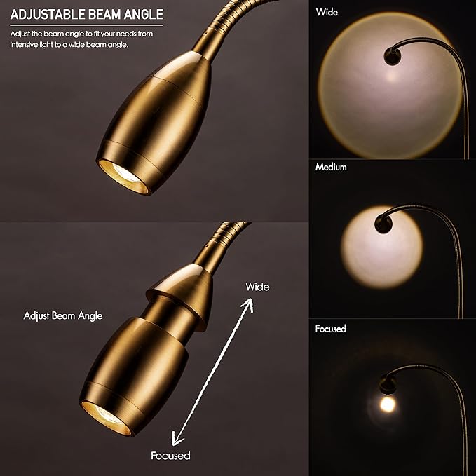 O'Bright Lumos - Versatile Clip-on Lamp: Zoomable Spotlight, Dimmable LED - Image 3