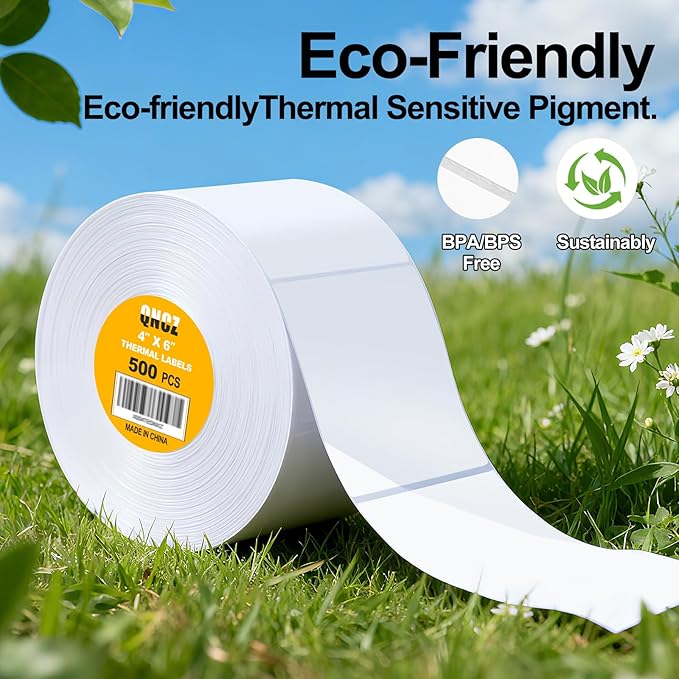 Qncz 500 Pcs 4x6 Thermal Labels - Image 2