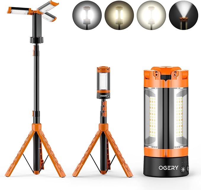 OGERY Rechargeable 10000mAh Camping Light by OGERY