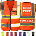 Custom Safety Vest High Visibility Reflective Vests by Unknown