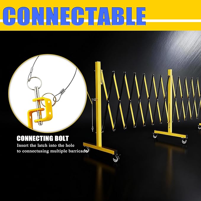 Industrial Expandable Barricade, Folding Security Gate Safety Barricade - Image 5