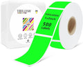 1x2 inch Label Stickers Roll for Thermal Printer 500PCS Colored Removable by YOULAISHI
